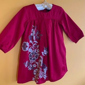 EUC Tea Collection Red Christmas Dress 3